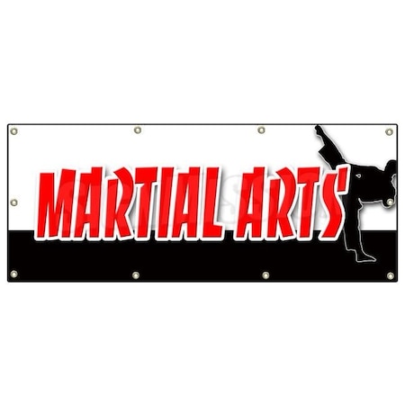 MARTIAL ARTS BANNER SIGN Jiu-jitsu Kung Fu Tae Kwon Do Judo Classes